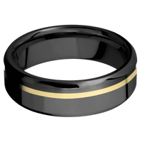 Zirconium + Polish , Bead Finish