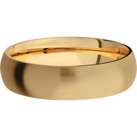 14K Yellow Gold + Bead Finish