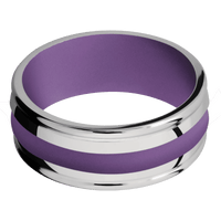 Titanium + Polish , Polish Finish + Wild Purple