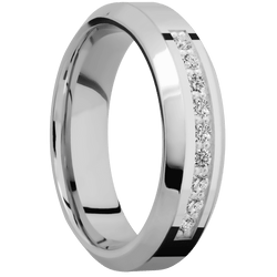 14K White Gold + Polish , Polish Finish