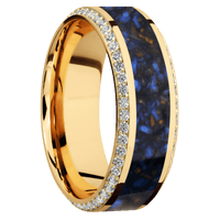 14K Yellow Gold + Polish , Polish Finish