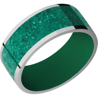 Titanium + Polish Finish + Green