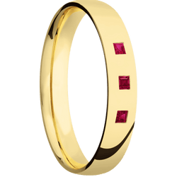10K Yellow Gold + Polish Finish