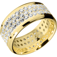 14K Yellow Gold + Polish , Polish Finish