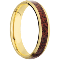 10K Yellow Gold + Satin Finish