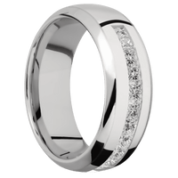 14K White Gold + Polish , Polish Finish