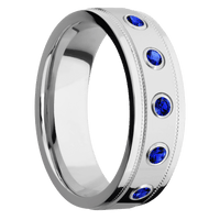 14K White Gold + Polish , Polish Finish