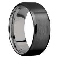 Zirconium + Satin , Polish Finish + Titanium