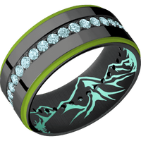 Zirconium + Polish , Polish Finish + Robins Egg Blue