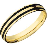 14K Yellow Gold + Polish Finish