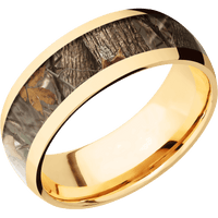 18K Yellow Gold + Polish Finish