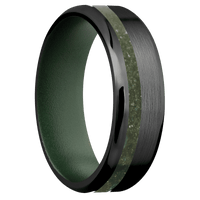 Zirconium + Satin , Polish Finish + Highland Green