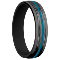 Zirconium + Hammer , Bead Finish + Black