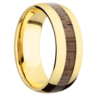 10K Yellow Gold + Polish Finish