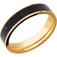 14K Yellow Gold + Polish Finish