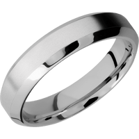 Palladium Silver + Bead , Polish Finish