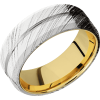 Woodgrain + Polish , Polish Finish + 14K Yellow Gold
