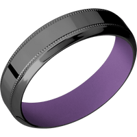 Zirconium + Polish , Polish Finish + Wild Purple