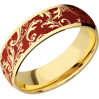 10K Yellow Gold + Polish Finish