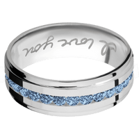 18K White Gold + Polish , Polish Finish