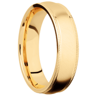 10K Yellow Gold + Anglesatin Finish