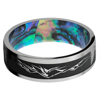 Titanium + Satin Finish + Abalone