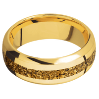 18K Yellow Gold + Polish , Polish Finish