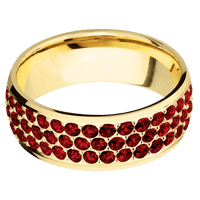 18K Yellow Gold + Polish Finish