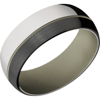 Titanium + Polish Finish + Coyote Tan