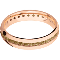 18K Rose Gold + Polish Finish