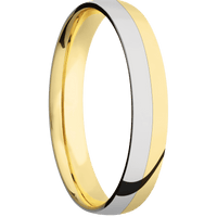14K Yellow Gold + Polish Finish