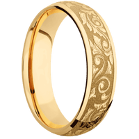 10K Yellow Gold + Polish Finish