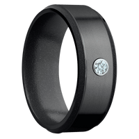 Zirconium + Bead , Polish Finish + Dark Grey
