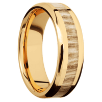 14K Yellow Gold + Polish , Polish Finish