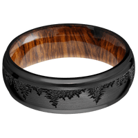 Zirconium + Satin , Polish Finish + Desert Iron Wood