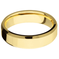 14K Yellow Gold + Polish , Polish Finish