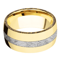 14K Yellow Gold + Polish Finish