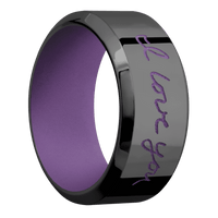 Zirconium + Polish , Polish Finish + Wild Purple