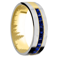 14K Yellow Gold + Rockpolish Finish