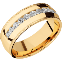 10K Yellow Gold + Polish Finish