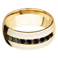 10K Yellow Gold + Polish Finish