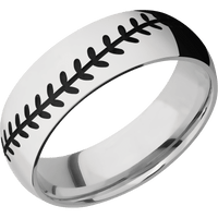 10K White Gold + Polish Finish