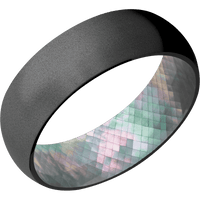 Zirconium + Bead Finish + Black Mother of Pearl
