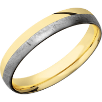 14K Yellow Gold + Polish Finish
