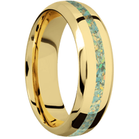 10K Yellow Gold + Polish , Polish Finish