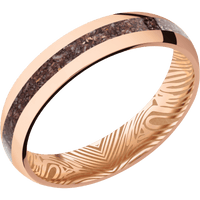 14K Rose Gold + Polish Finish