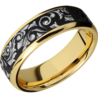 14K Yellow Gold + Polish , Polish Finish