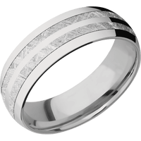 18K White Gold + Polish Finish + Titanium