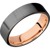 Zirconium + Crosssatinblack Finish + 14K Rose Gold