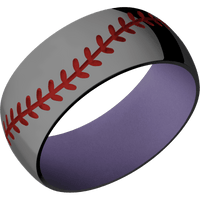 Zirconium + Polish Finish + Bright Purple